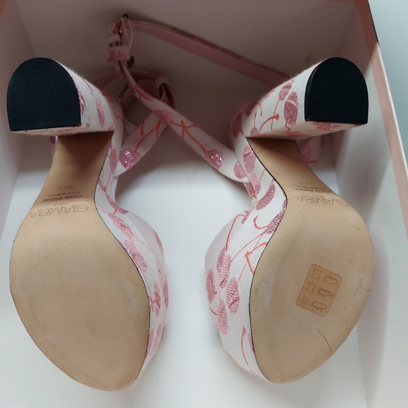 Giamba Valli Paris Platform Sandals Size 38.5 - Picture 3 of 16